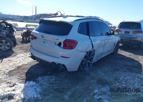 2021 BMW X3 M z USA, uszkodzony, nr VIN 5YMTS0C01M9G88542